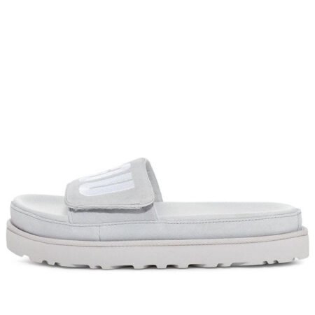(WMNS) UGG Laton Fur Slide 'Grey' 1110110-MGSD