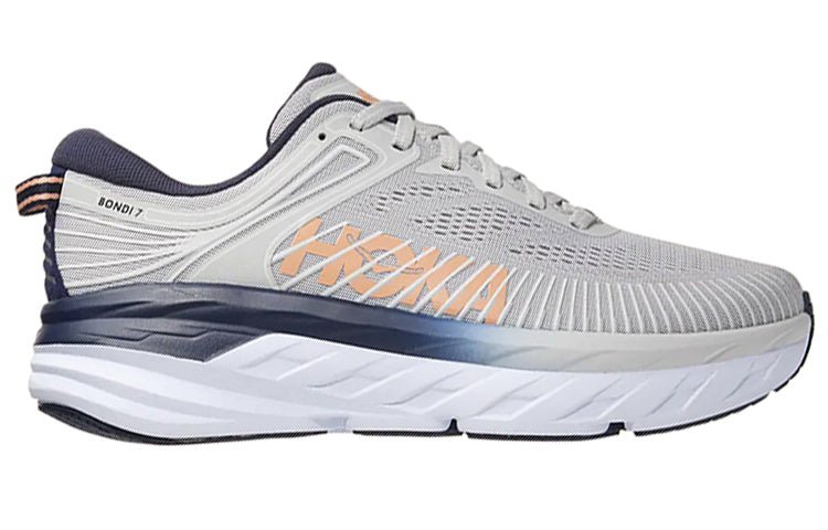 (WMNS) HOKA ONE ONE Bondi 7 'Lunar Rock Black Iris' 1110519-LRBI - Image 2