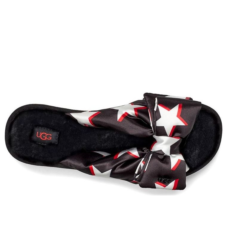 (WMNS) UGG Lushette Puffer 'Black Stars' 1111031-BSTRS - Image 5