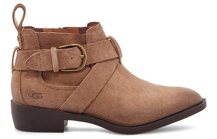 (WMNS) UGG Wylma Low Heels Short Boots Coffee 1112390-CGND - Image 2