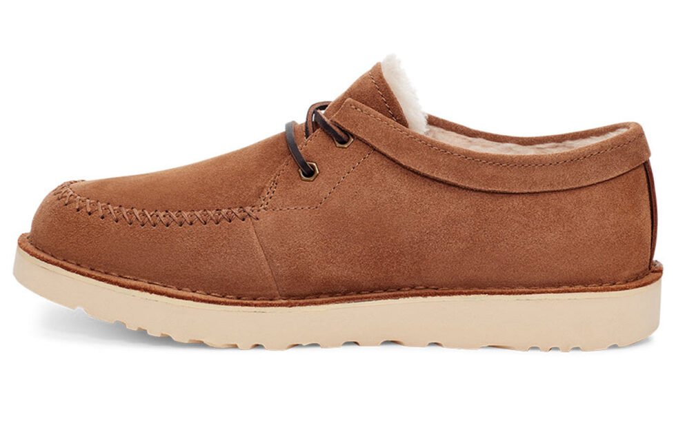 UGG Campout Lace Low Short Boots Brown 1112411-CHE - Image 2