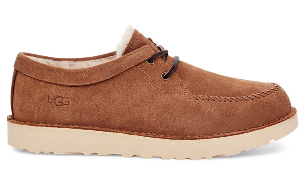 UGG Campout Lace Low Short Boots Brown 1112411-CHE - Image 3