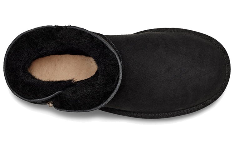 (WMNS) UGG Bailey Zip Mini Fleece Lined Black 1112481-BLK - Image 6