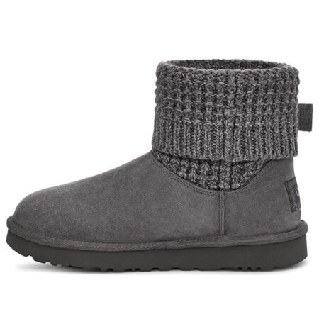(WMNS) UGG Classic Solene Mini Cozy Stay Warm Outdoor Casual Gray 1113463-CHRC