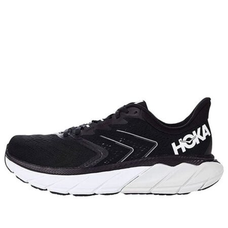 (WMNS) HOKA ONE ONE Arahi 5 Wide 'Black White' 1115013-BWHT