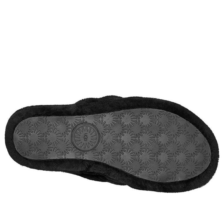 (WMNS) UGG Fluff Yeah Bling Slipper 'Black' 1116071-BLK - Image 5