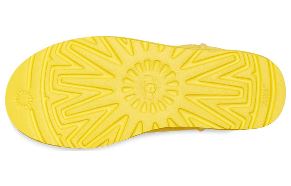 (WMNS) UGG Classic Ultra Mini Boot 'Canary Yellow' 1116109-CAN - Image 6