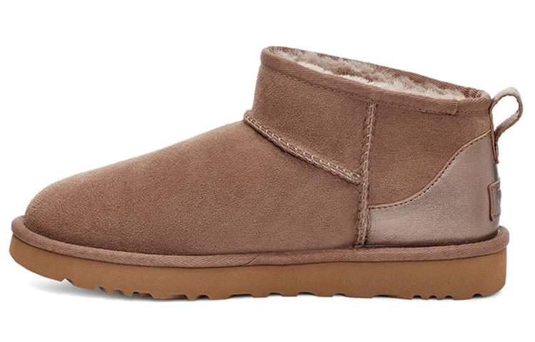 (WMNS) UGG Classic Novelty Ultra Mini Metallic 'Brown' 1119484-CRBO - Image 2
