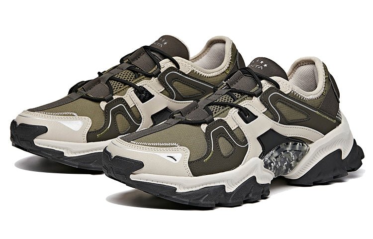 ANTA Outdoor Series Sneakers 'Olive Beige Black' 112016601-13 - Image 2