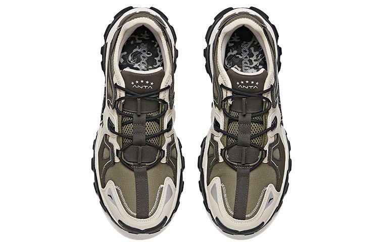 ANTA Outdoor Series Sneakers 'Olive Beige Black' 112016601-13 - Image 3