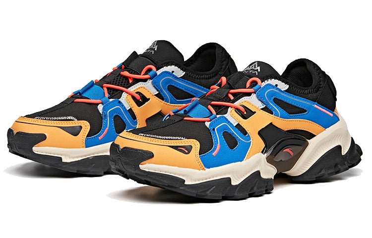 ANTA Hiking Shoes 'Black Yellow Blue' 112016601-9 - Image 2