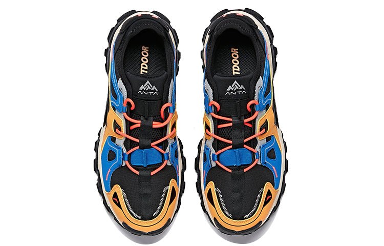ANTA Hiking Shoes 'Black Yellow Blue' 112016601-9 - Image 3