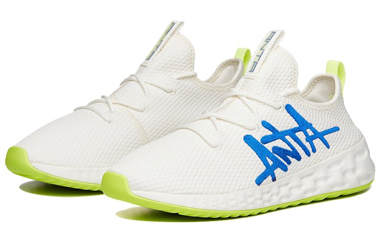ANTA Life Series Sneakers 'White Blue Green' 112028843-3 - Image 2