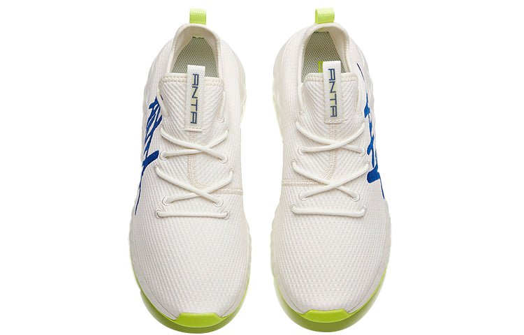 ANTA Life Series Sneakers 'White Blue Green' 112028843-3 - Image 3