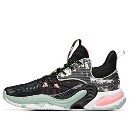 ANTA Shock The Game 'Black Pink Green' 112031105-1