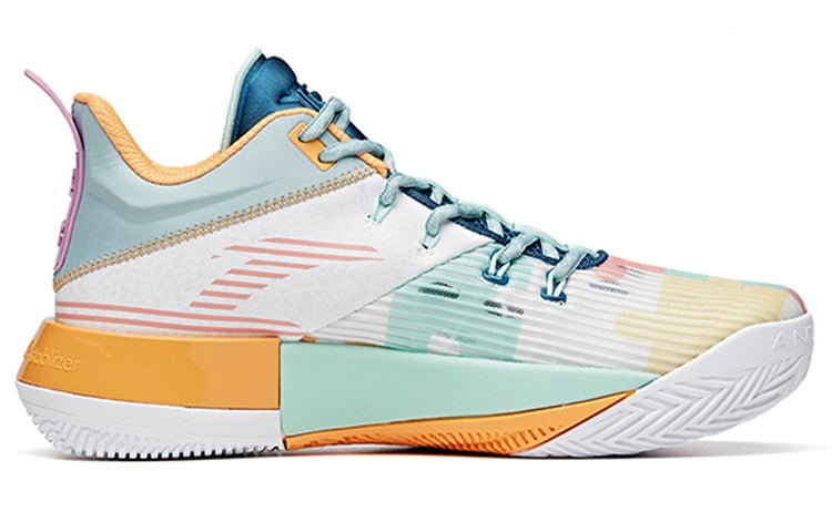 ANTA Klay Thompson Crazy 4 Attack 2 Basketball Shoes 'White Multi' 112031107-6 - Image 2