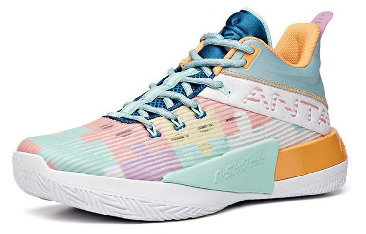 ANTA Klay Thompson Crazy 4 Attack 2 Basketball Shoes 'White Multi' 112031107-6 - Image 3