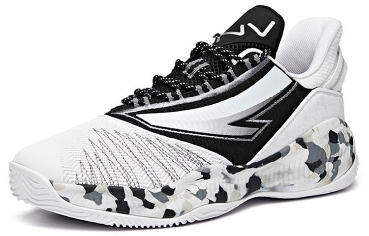 ANTA Basketball Series Sneakers 'White Black' 112031606-2 - Image 2