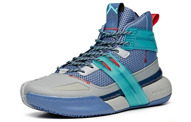 ANTA Quick Battle 4 'Blue Teal Grey' 112041605-7 - Image 2