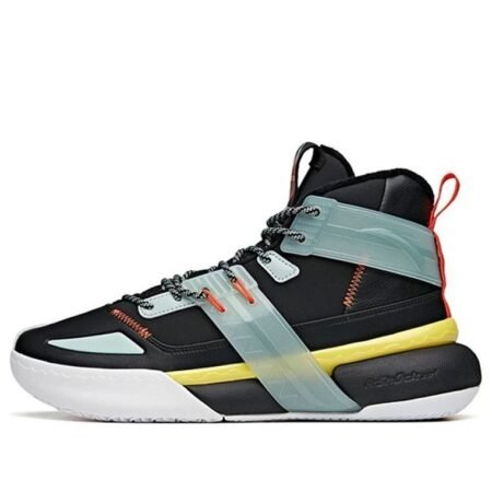 ANTA Shock the Game 4.0 Fleeced High Top 'Black Green Orange' 112041650-2