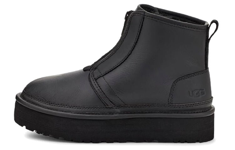 (WMNS) UGG Neumel Platform Zip 'Black' 1120731-UMBL - Image 2