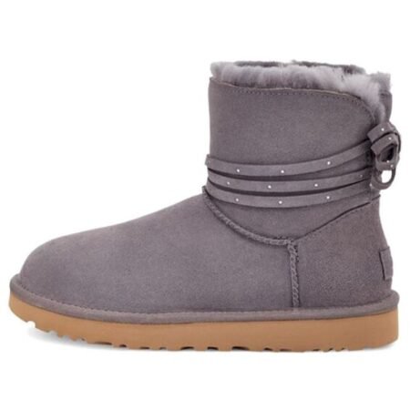 (WMNS) UGG Mini Bailey Bling Bow 'Grey' 1120864-SHA