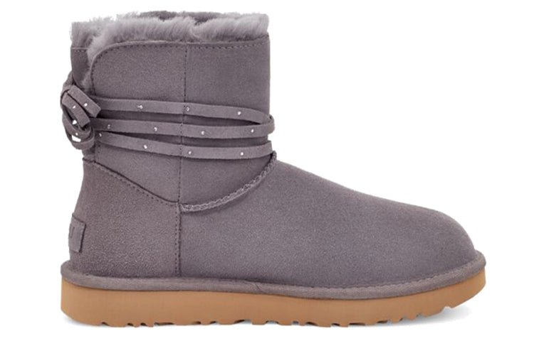 (WMNS) UGG Mini Bailey Bling Bow 'Grey' 1120864-SHA - Image 3