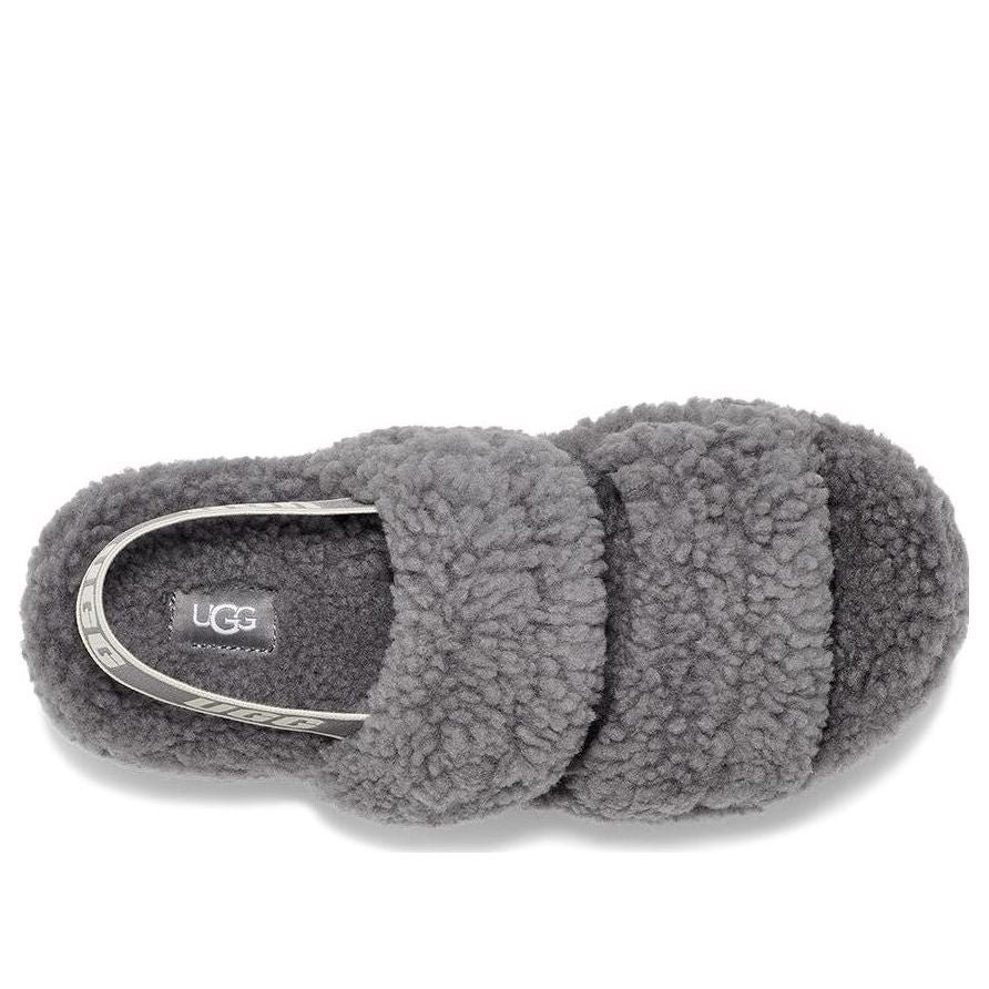 (WMNS) UGG Oh Fluffita Slide 'Grey' 1120876-LGH - Image 5