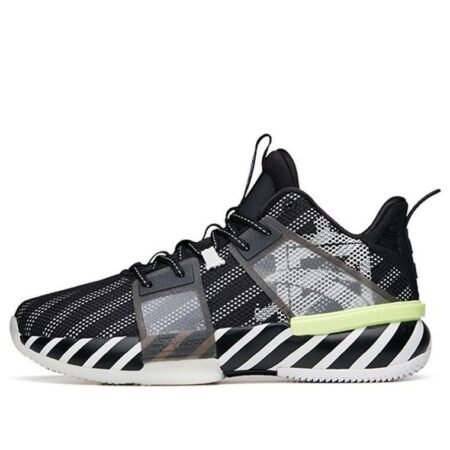 ANTA KT Shock The Game 5 Impact 1.0 Basketball Shoes 'Black White' 112131605-5
