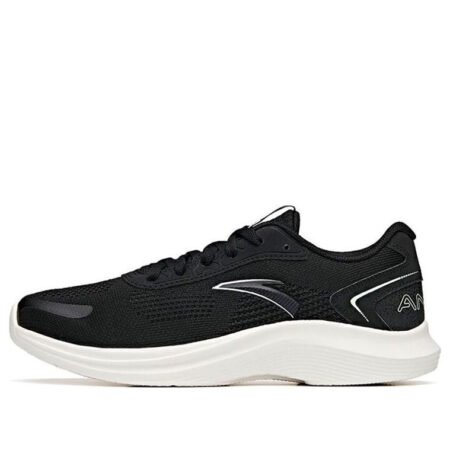 ANTA Running Series Sneakers Knit 'Black White' 112135571-1