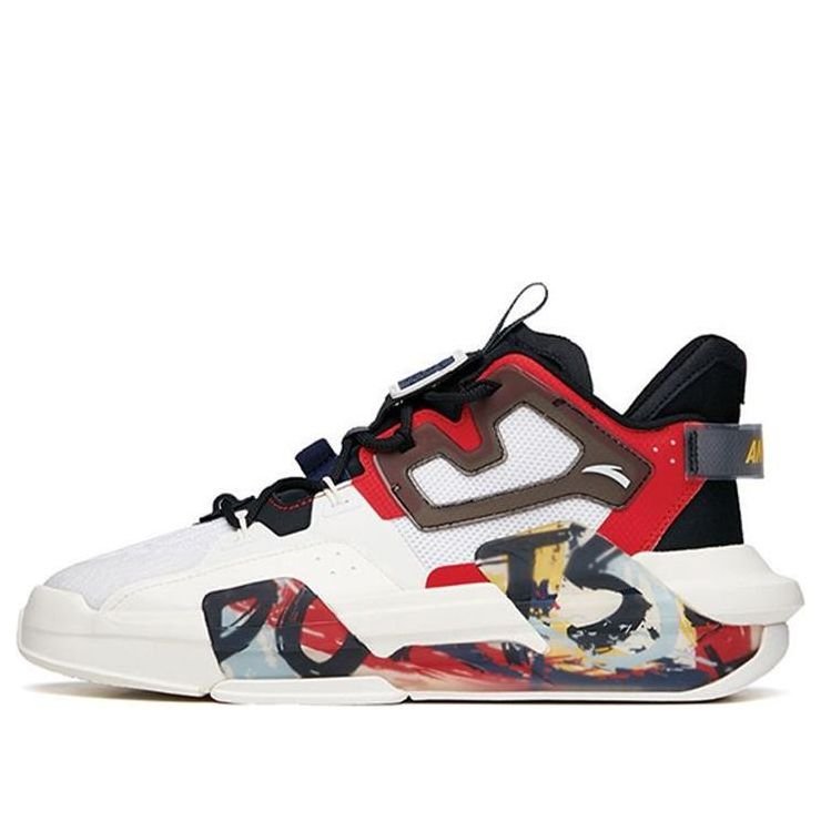 ANTA Shock the Game 3 Low 'White Black Red' 112138081-1