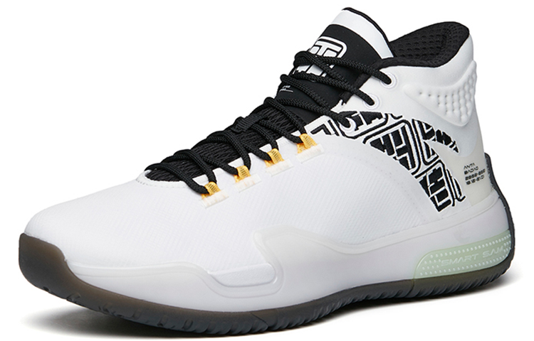 ANTA Basketball Series Sneakers Mid 'White Black' 112141614-3 - Image 3
