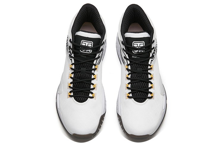 ANTA Basketball Series Sneakers Mid 'White Black' 112141614-3 - Image 4