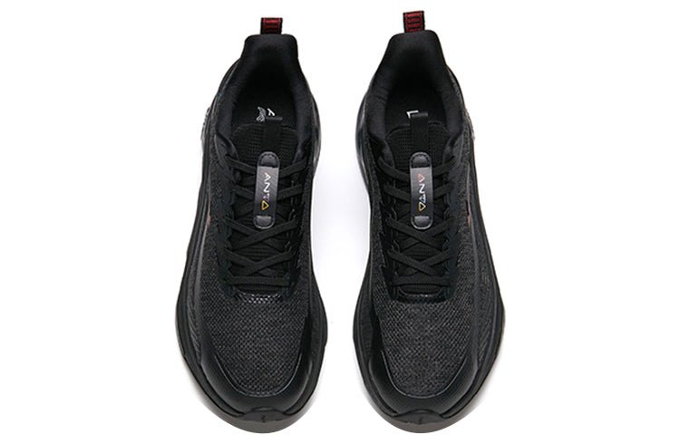 ANTA Running Series Sneakers 'Black Red White' 112145502-2 - Image 4