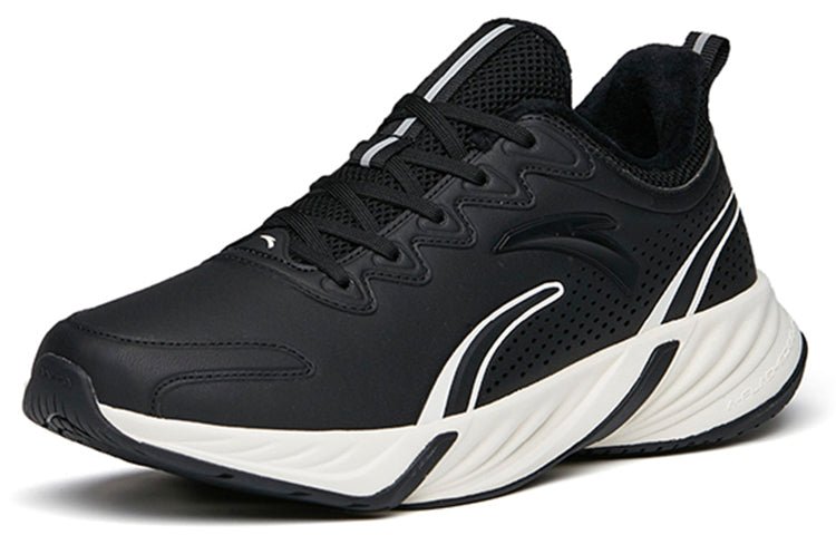 ANTA Running Series Sneakers Fleeced 'Black White' 112145523-12 - Image 2