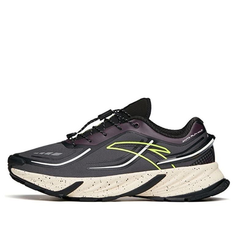 ANTA Running Series Sneakers 'Grey Black Purple' 112145525-3