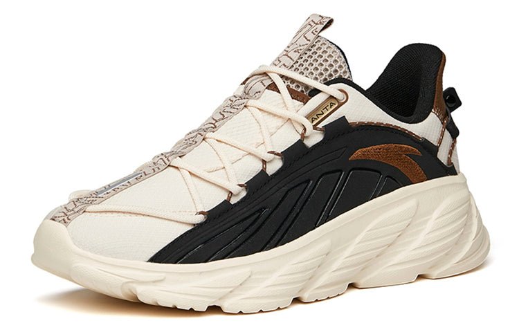ANTA Running Series Sneakers 'Milk Black Brown' 112145527-2 - Image 2