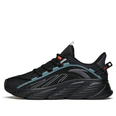 ANTA Running Series Sneakers City Line 'Black Blue Grey' 112145527-3