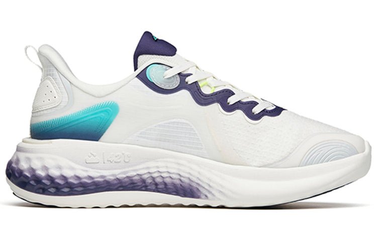 ANTA Runninng Series Sneakers 'White Green Purple' 112145556S-4 - Image 2
