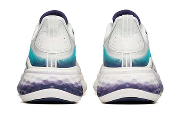 ANTA Runninng Series Sneakers 'White Green Purple' 112145556S-4 - Image 5