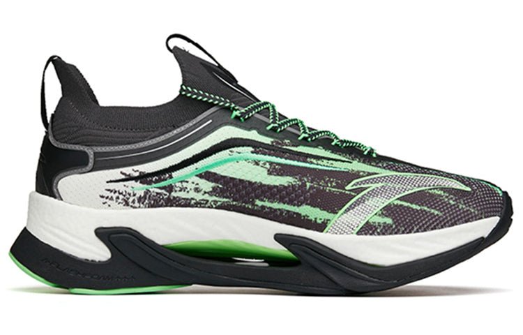 ANTA Keep Moving Pro Running Shoes 'Black Green' 112145596-6 - Image 2