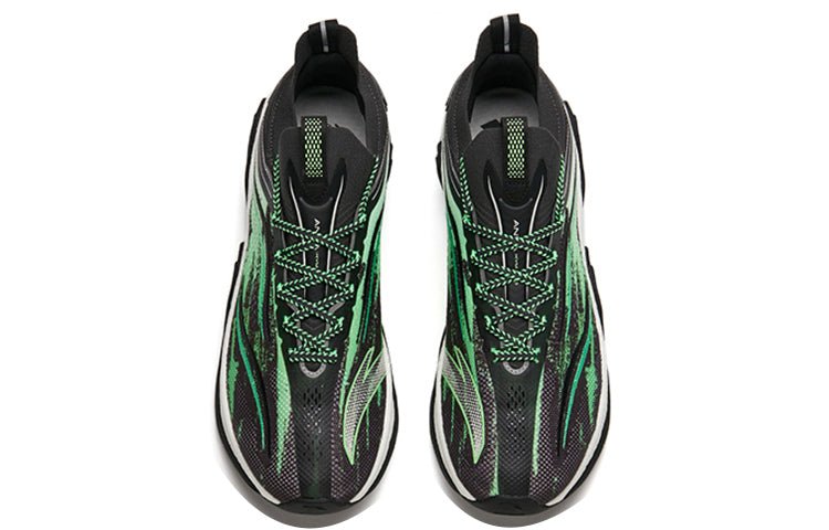 ANTA Keep Moving Pro Running Shoes 'Black Green' 112145596-6 - Image 4
