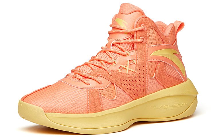 ANTA Shock The Game 2 High Top Shoes 'Orange Yellow' 112211620S-8 - Image 2