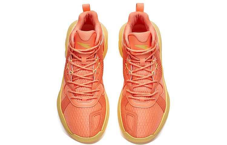 ANTA Shock The Game 2 High Top Shoes 'Orange Yellow' 112211620S-8 - Image 3