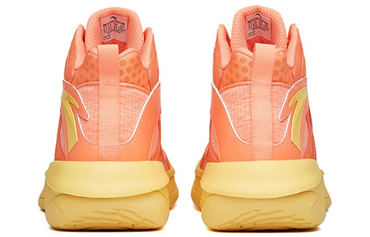 ANTA Shock The Game 2 High Top Shoes 'Orange Yellow' 112211620S-8 - Image 4