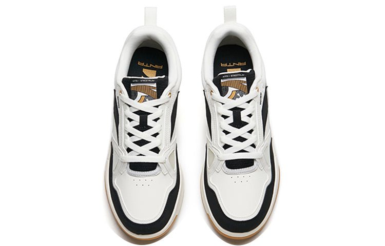 ANTA Skateboarding Series Sneakers 'White Black Gum' 112218085-1 - Image 4