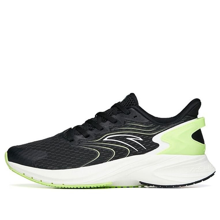 ANTA Wormhole Tech Running Shoes 'Black White Green' 112225585-7