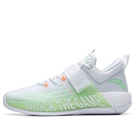 ANTA Shock The Game 4 Low 'White Green' 112231608-1