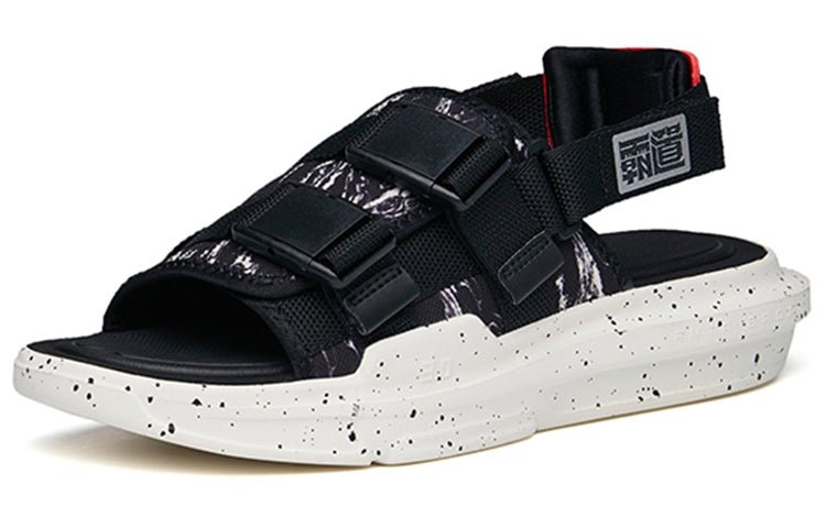 ANTA BaDao Sandals 'Black Red White' 112238501-3 - Image 3