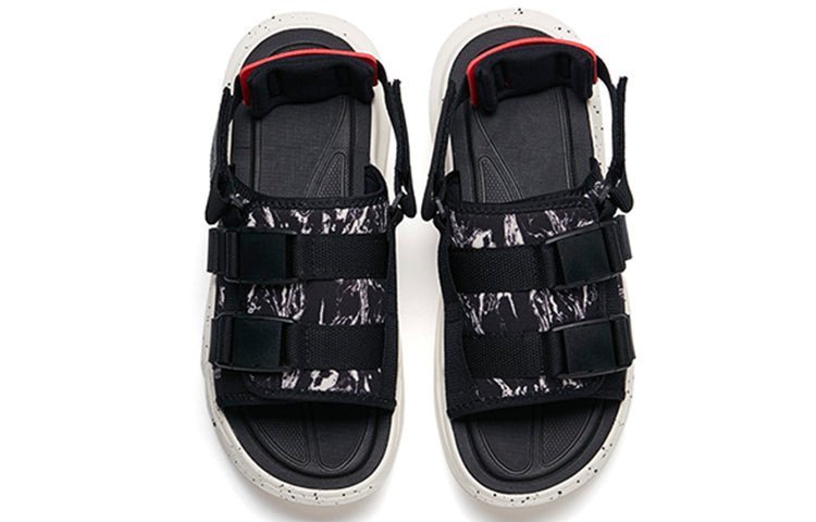 ANTA BaDao Sandals 'Black Red White' 112238501-3 - Image 4